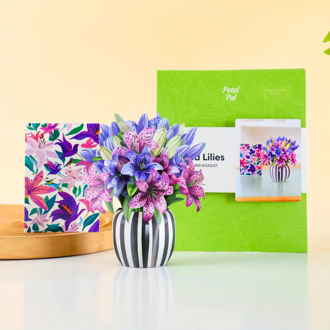 Mini-Spotted-Lilies-Pop-Up-Bouquet-PetalPal