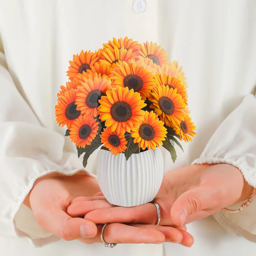 Mini-Sunflower-Smiles-small-paper-pop-up-bouquet-of-golden-sunflowers-—-PetalPal