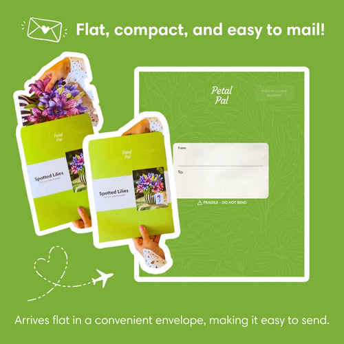 Fläckiga liljor pop-up bukett