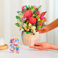 Yarra-Dreaming-Australian-native-paper-pop-up-bouquet-of-proteas-and-eucalyptus-—-PetalPal